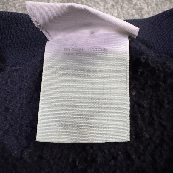 Vintage 90’s Reebok Oversized Baggy Sweatshirt USA Made Navy Blue Men’s L - Picture 8 of 12